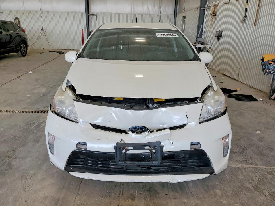 2013 Toyota Prius VIN JTDKN3DU9D5597506 COPART salvage auction — HAIL, Ne - Certificate Of Title, sold $3,050 on 2026-07-07 (photo 5)