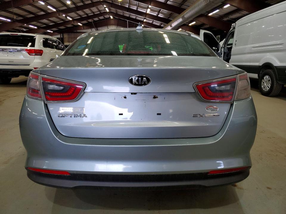 2015 Kia Optima hybrid VIN KNAGN4AD7F5090863 COPART salvage auction — MINOR DENT/SCRATCHES, Vt - Certificate Of Title, sold $2,000 on 2026-07-09 (photo 6)