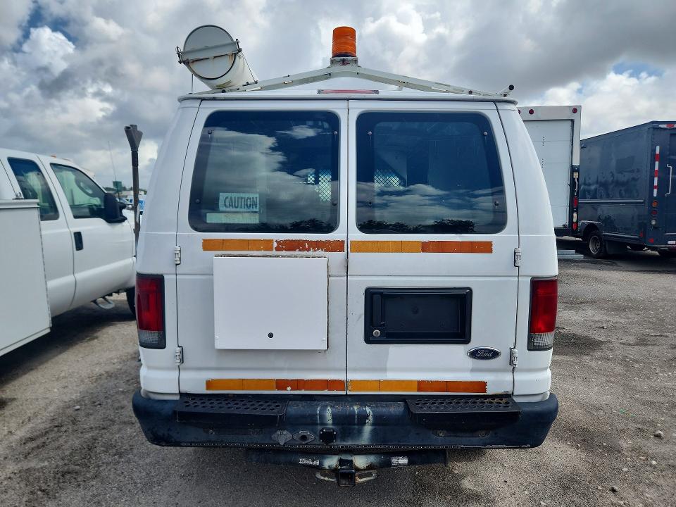 2008 Ford Econoline e350 VIN 1FTSE34L68DA15414 COPART salvage auction — MINOR DENT/SCRATCHES, FL - CERTIFICATE OF TITLE, sold $1,200 on 2026-07-09 (photo 6)