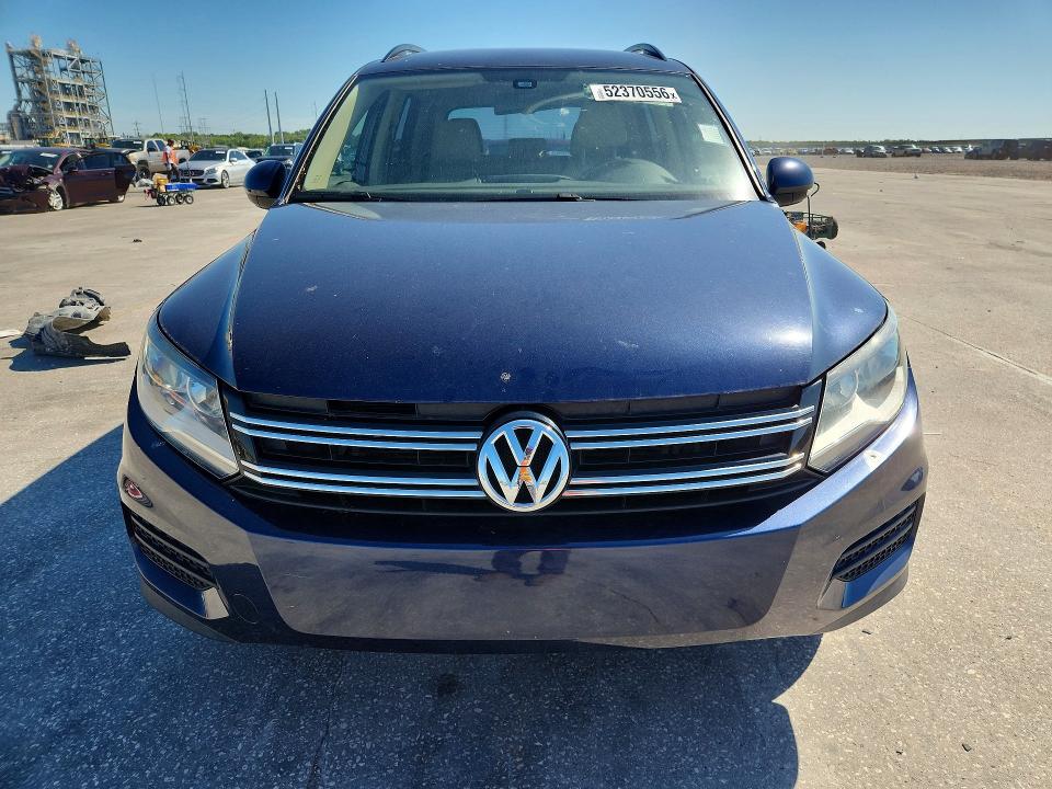 2016 Volkswagen Tiguan VIN WVGAV7AX0GW548898 COPART salvage auction — MECHANICAL, Mt - Certificate Of Title, sold $875 on 2026-07-22 (photo 5)
