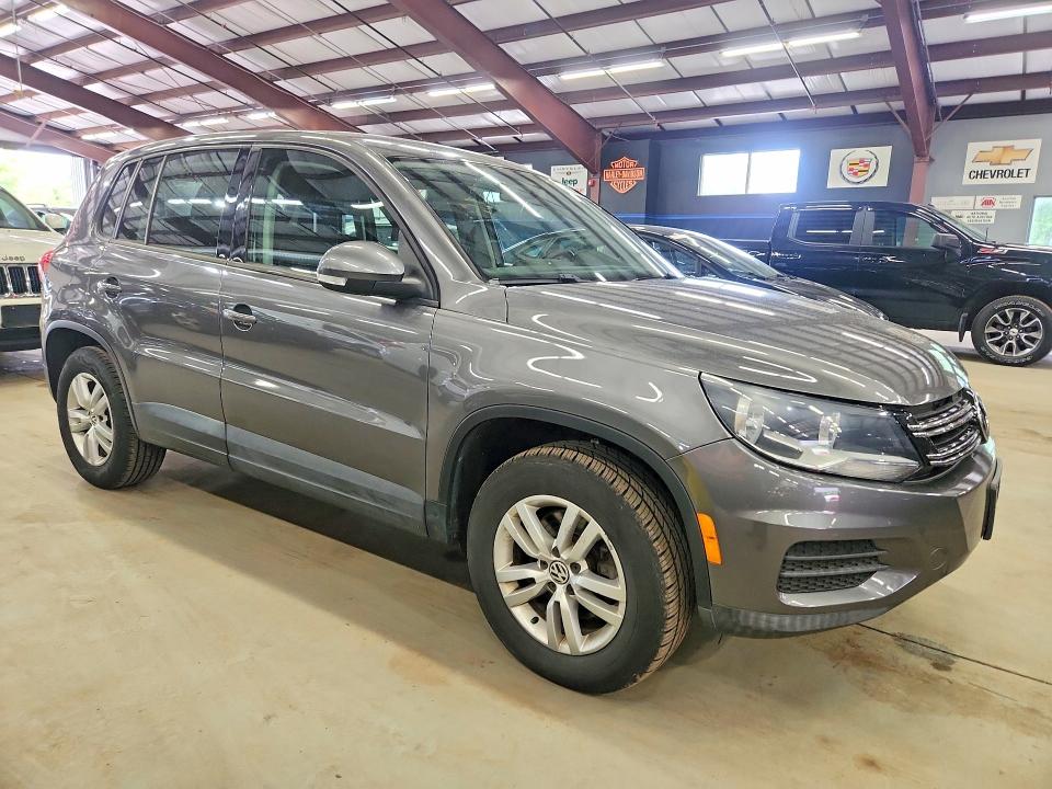 2013 Volkswagen Tiguan VIN WVGAV7AX9DW021096 COPART salvage auction — SIDE, Ma - Cert Of Title-Salvage, sold $1,450 on 2026-07-09 (photo 4)
