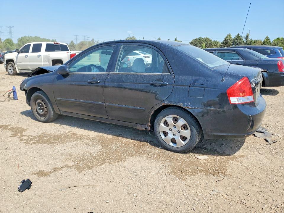 2009 Kia Spectra VIN KNAFE221095659643 COPART salvage auction — FRONT END, IL - SALVAGE CERTIFICATE, sold $225 on 2026-07-28 (photo 2)