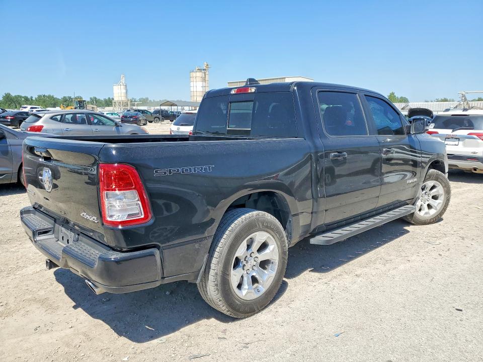 2020 Ram 1500 VIN 1C6SRFFT1LN212570 COPART salvage auction — WATER/FLOOD, Ks - Flood - Salvage, sold $10,600 on 2026-07-02 (photo 3)