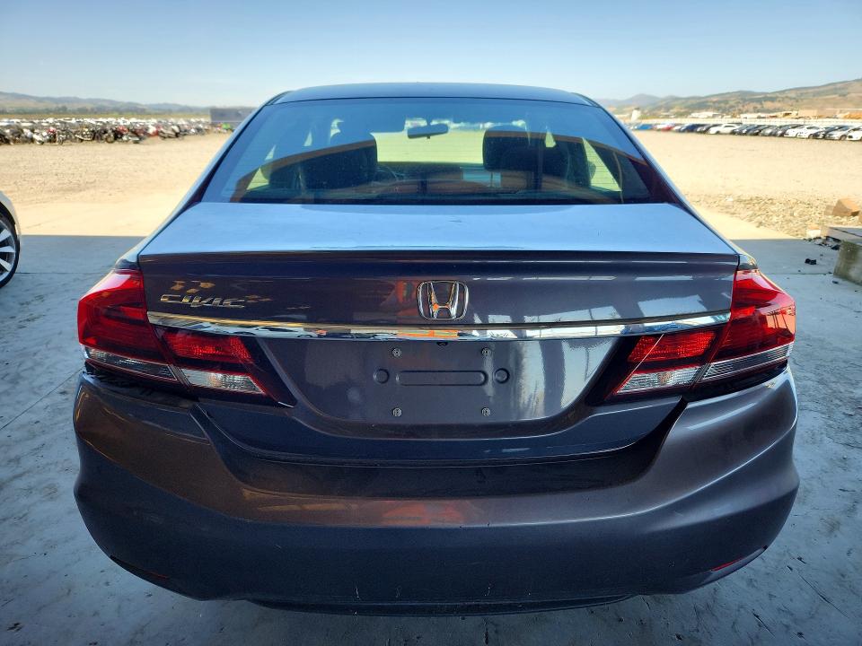 2015 Honda Civic VIN 19XFB2F53FE700193 COPART salvage auction — FRONT END, Ca - Salvage Certificate, sold $1,950 on 2026-07-09 (photo 6)