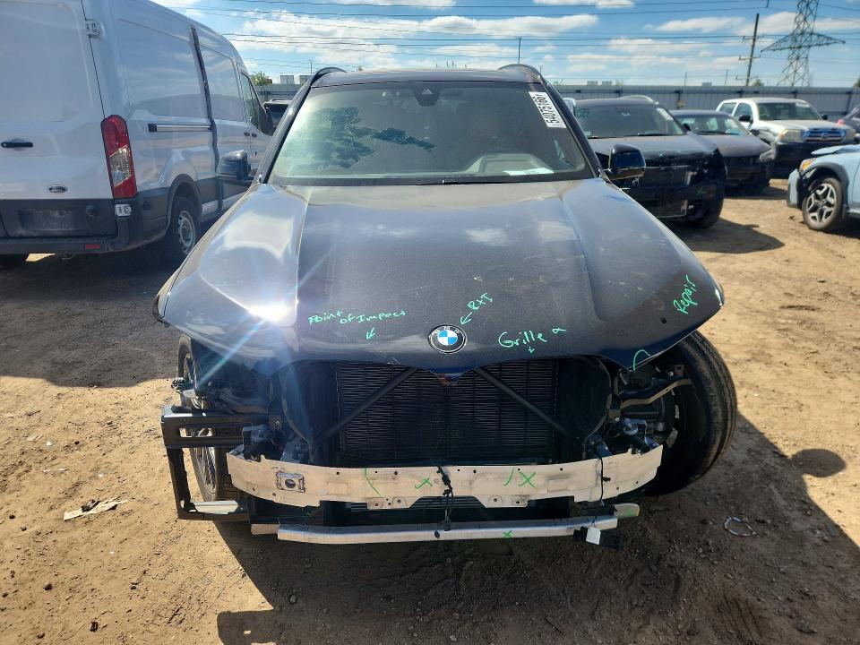 2022 BMW X5 VIN 5UXCR6C01N9K61530 COPART salvage auction — FRONT END, Il - Junking Cert Of A Vehicle, sold $18,000 on 2026-07-14 (photo 5)