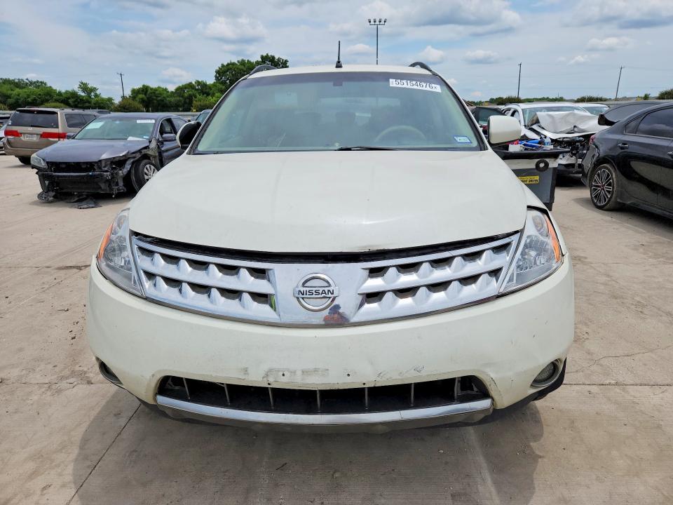 2007 Nissan Murano VIN JN8AZ08T47W505222 COPART salvage auction — MINOR DENT/SCRATCHES, Tx - Certificate Of Title, sold $500 on 2026-07-02 (photo 5)