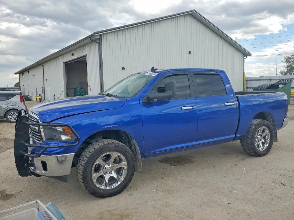 2017 Ram 1500 VIN 3C6RR7LT7HG574072 COPART salvage auction — REAR END, Id - Salvage Certificate Of Title, sold $3,700 on 2026-07-24 (photo 1)