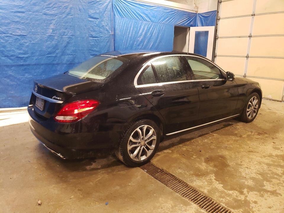 2017 Mercedes-benz C class VIN WDDWF4KB6HR215698 COPART salvage auction — MECHANICAL, Oh - Cert Of Title-Repossession, sold $2,300 on 2026-07-28 (photo 3)