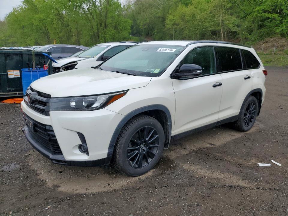 2019 Toyota VIN 5TDJZRFH2KS969259 COPART salvage auction — SIDE, Ny - Mv-907A Salvage Certificate, sold $12,000 on 2026-07-02 (photo 1)