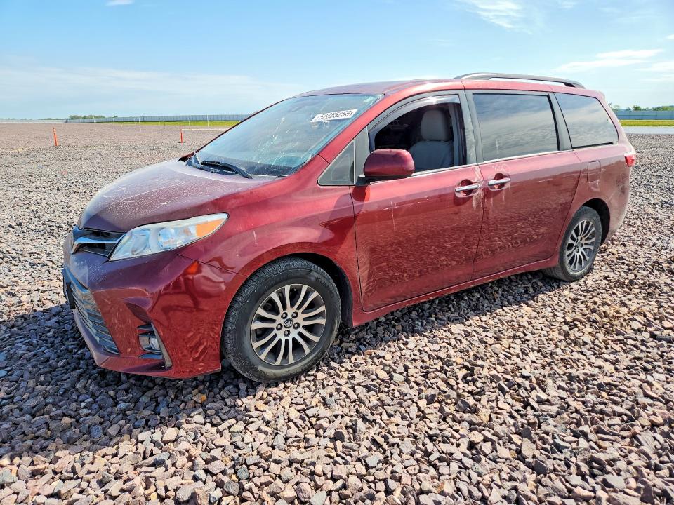 2018 Toyota VIN 5TDYZ3DCXJS927813 COPART salvage auction — HAIL, Mo - Certificate Of Title, sold $9,700 on 2026-07-20 (photo 1)