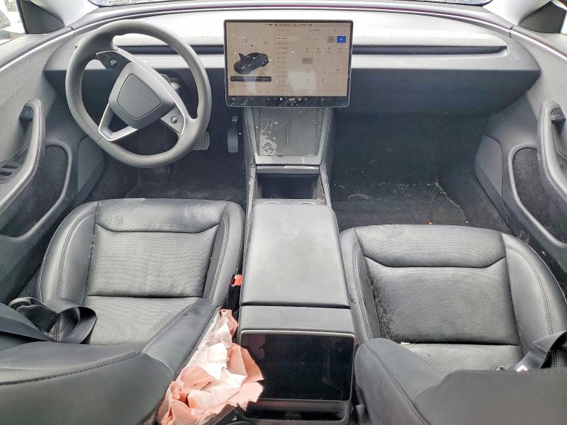 2024 Tesla Model 3 VIN 5YJ3E1EA4RF858091 COPART salvage auction — REAR END, Tx - Certificate Of Title, sold $150 on 2026-07-28 (photo 8)