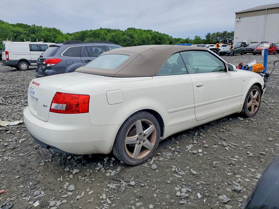 2005 Audi A4 VIN WAUAC48H85K006957 COPART salvage auction — FRONT END, Nj - Cert Of Title-Salvage, sold $325 on 2026-07-20 (photo 3)