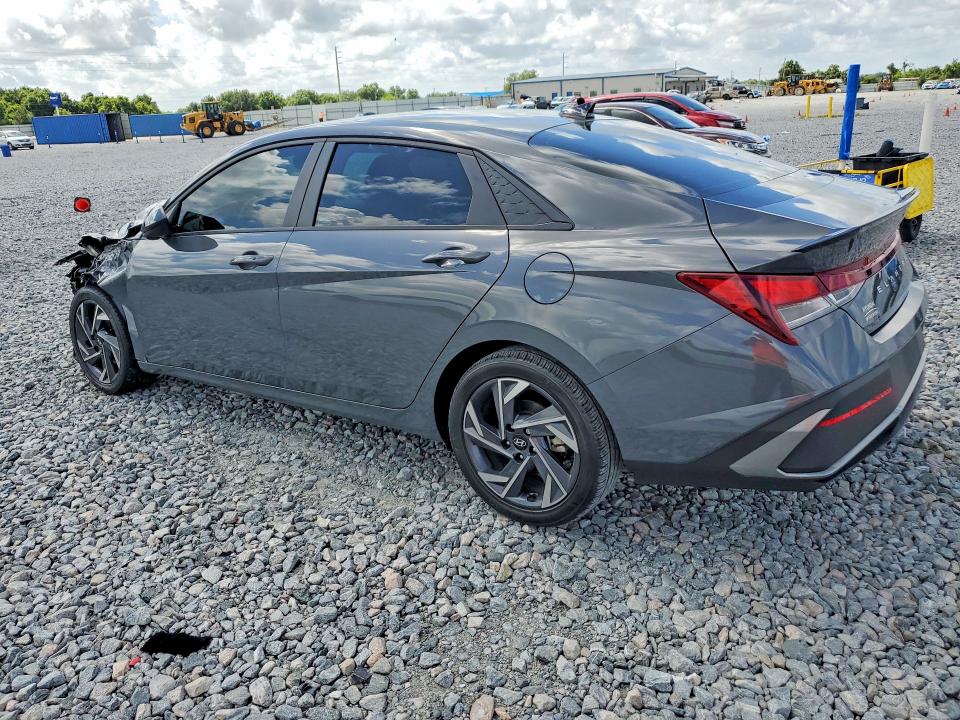 2025 Hyundai Elantra VIN KMHLM4DG3SU870249 COPART salvage auction — FRONT END, Fl - Certificate Of Destruction, sold $4,650 on 2026-07-17 (photo 2)
