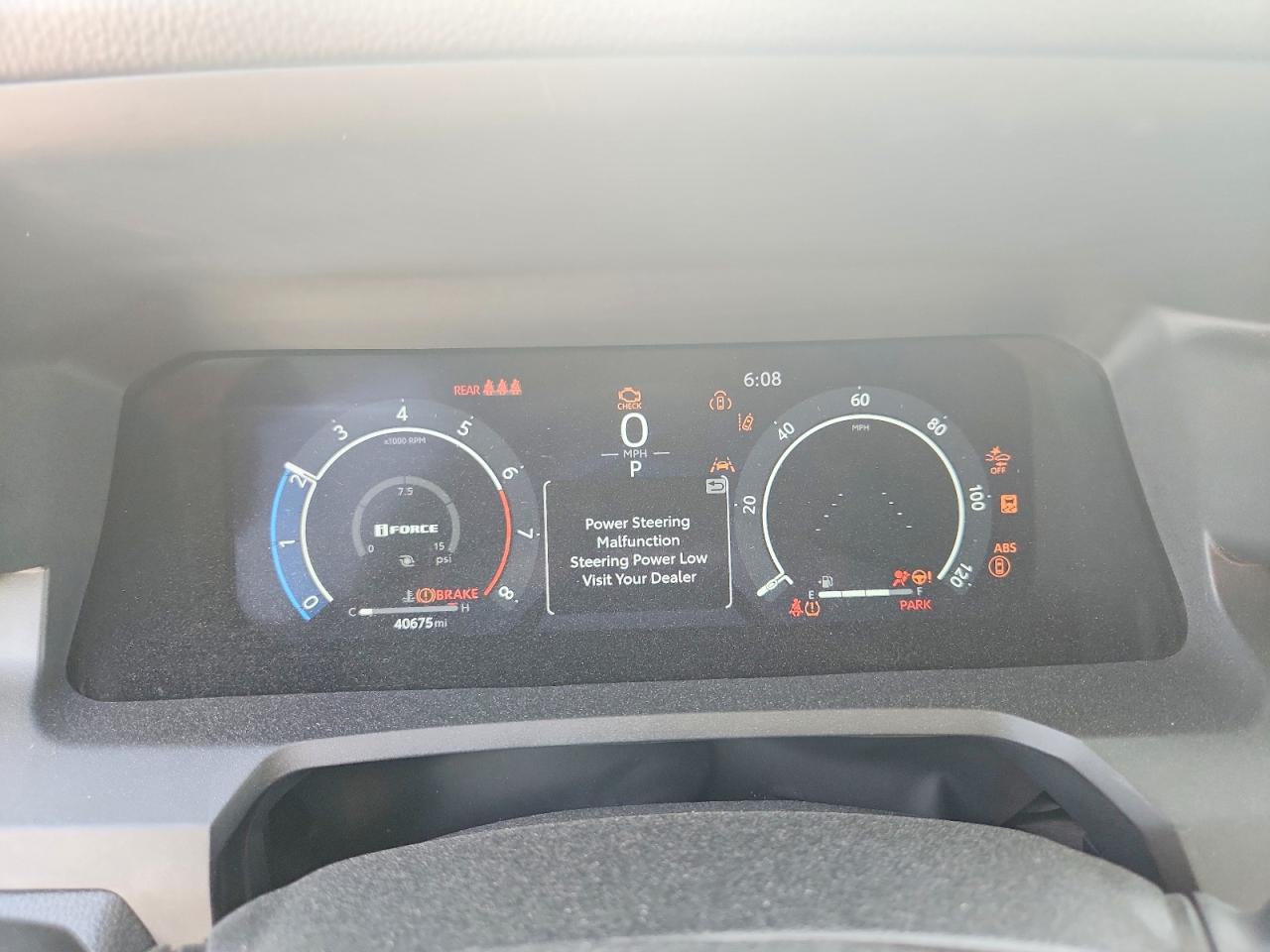 2024 Toyota Tacoma VIN 3TMLB5JN3RM010238 COPART salvage auction — Front End, TX - SALVAGE VEHICLE TITLE, sold $15,700 on 2026-06-25 (photo 9)