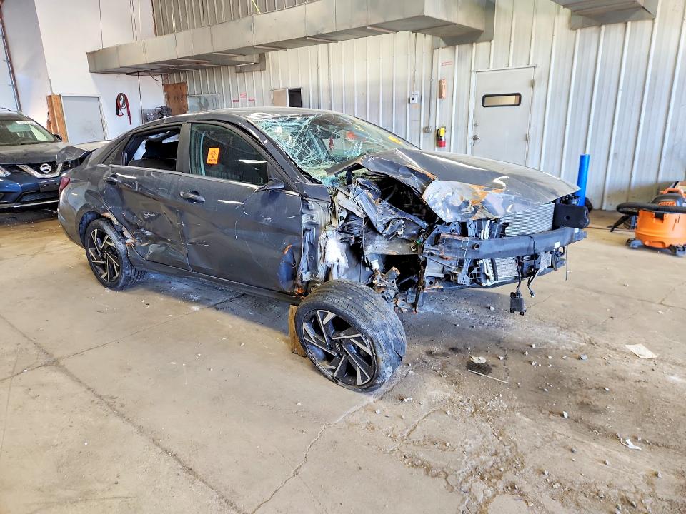 2024 Hyundai Elantra VIN KMHLS4DG6RU643587 COPART salvage auction — FRONT END, Wi - Cert Of Title-Salvage Vehicle, sold $1,300 on 2026-07-08 (photo 4)