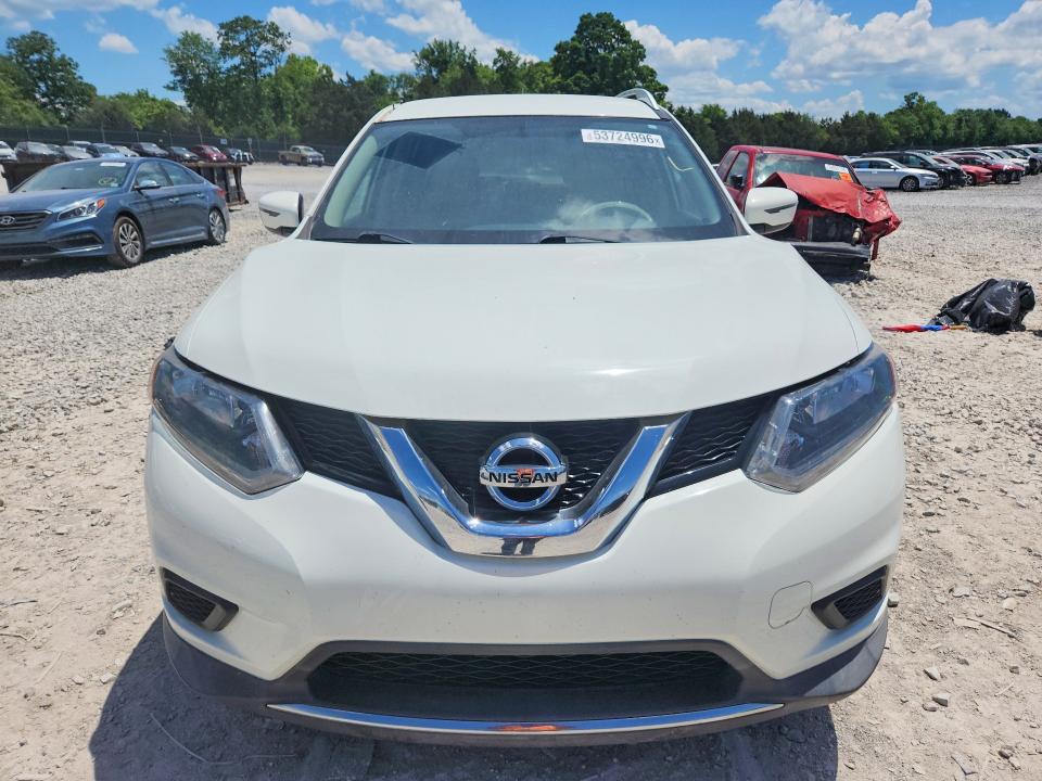 2016 Nissan Rogue VIN KNMAT2MT8GP708610 COPART salvage auction — REAR END, Tn - Salvage Certificate, sold $1,250 on 2026-07-02 (photo 5)
