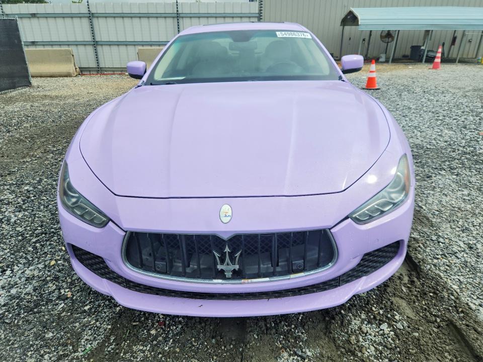 2014 Maserati Ghibli VIN ZAM57RTA3E1087772 COPART salvage auction — NORMAL WEAR, AZ - CERTIFICATE OF TITLE, sold $1,700 on 2026-07-22 (photo 5)