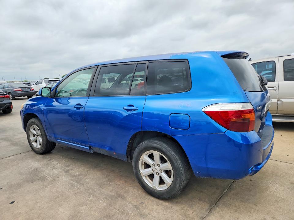 2008 Toyota Highlander VIN JTEDS41A682030285 COPART salvage auction — SIDE, Tx - Certificate Of Title, sold $700 on 2026-07-30 (photo 2)