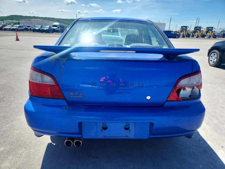 2003 Subaru Wrx VIN JF1GD29643G506731 COPART salvage auction — FRONT END, Ok - Certificate Of Title, sold $1,550 on 2026-07-08 (photo 6)