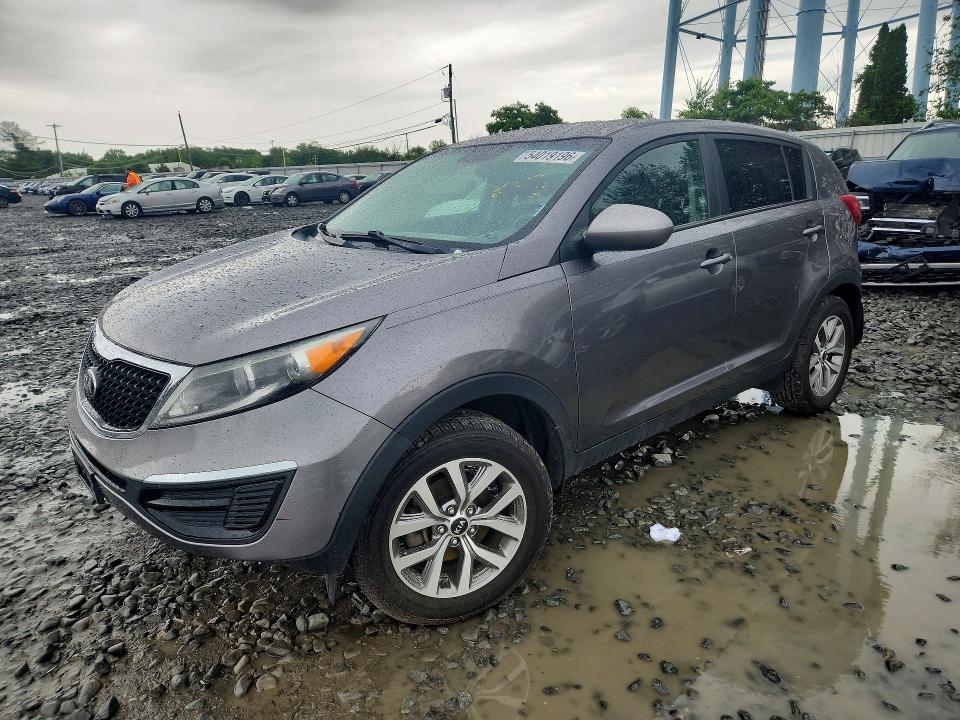 2014 Kia Sportage VIN KNDPB3AC1E7586158 COPART salvage auction — FRONT END, Id - Salvage Certificate Of Title, sold $2,250 on 2026-07-08 (photo 1)