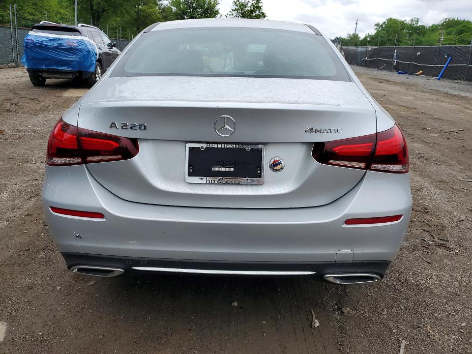 2020 Mercedes-benz A-class VIN W1K3G4FB2LJ203551 COPART salvage auction — SIDE, Md - Cert Of Salvage > 75% Damage, sold $8,300 on 2026-07-07 (photo 6)