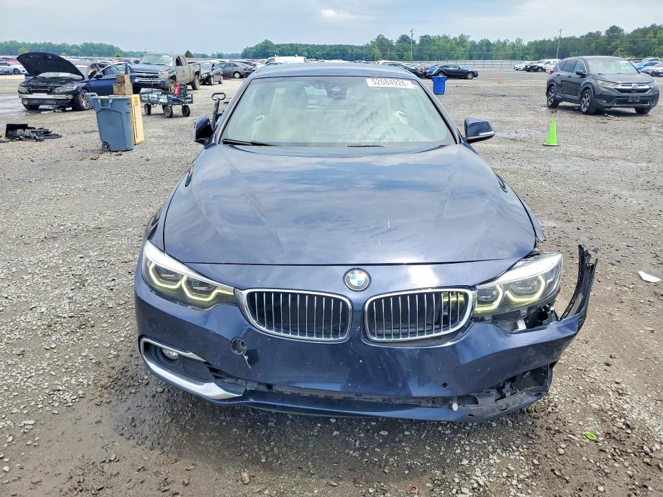 2018 BMW 4er VIN WBA4Z3C59JEC56707 COPART salvage auction — FRONT END, Nc - Salvage Certificate Of Title, sold $6,300 on 2026-07-13 (photo 5)