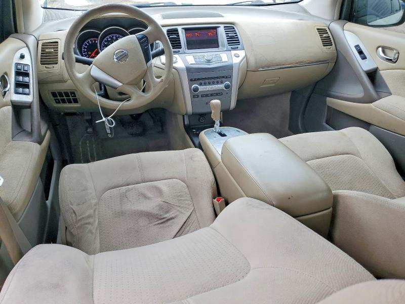 2011 Nissan Murano VIN JN8AZ1MU5BW067291 COPART salvage auction — FRONT END, Ms - Cert Of Title-Salvaged, sold $300 on 2026-07-24 (photo 8)
