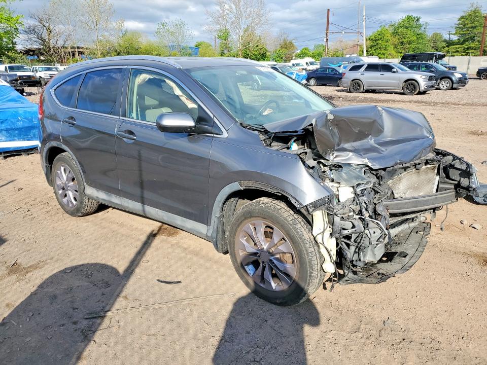 2012 Honda Cr-v VIN JHLRM4H71CC004682 COPART salvage auction — FRONT END, Pa - Certificate Of Salvage, sold $1,250 on 2026-07-06 (photo 4)