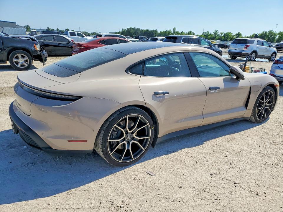 2024 Porsche Taycan VIN WP0AA2Y10RSA10817 COPART salvage auction — WATER/FLOOD, Tx - Salvage Title-Flood Damage, sold $35,000 on 2026-07-07 (photo 3)