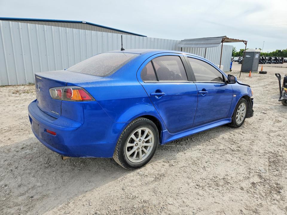 2010 Mitsubishi Lancer VIN JA32U2FU5AU013449 COPART salvage auction — FRONT END, TX - SALVAGE VEHICLE TITLE (P), sold $650 on 2026-07-31 (photo 3)