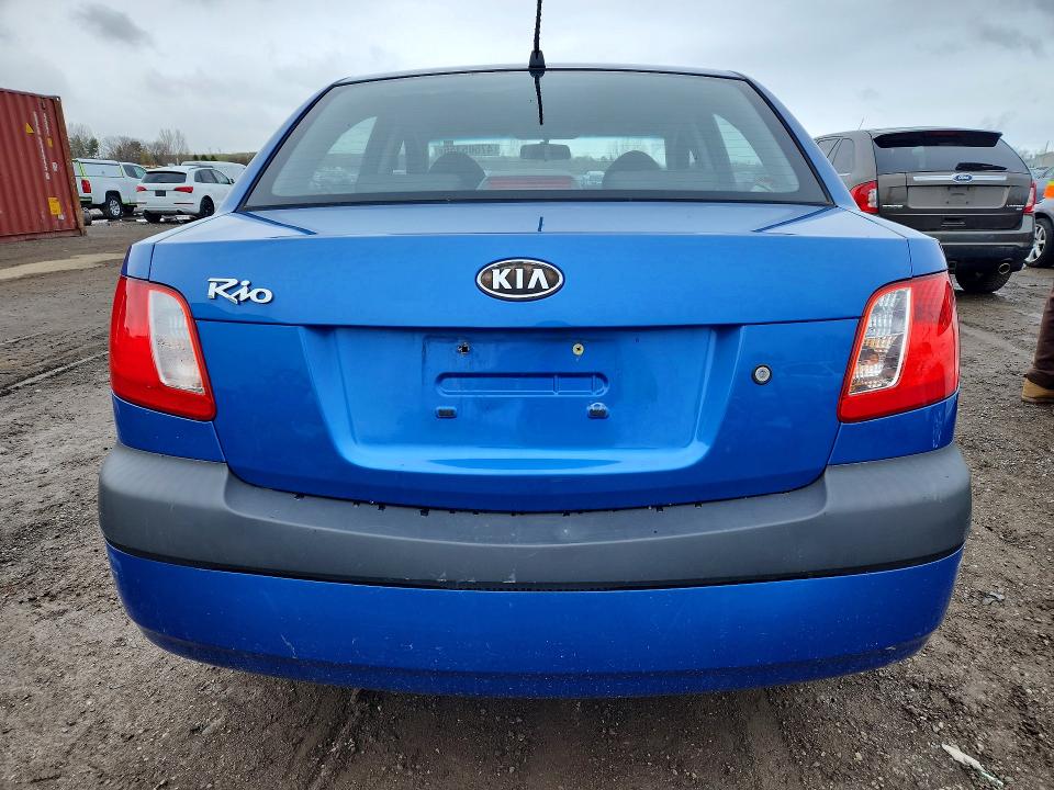 2006 Kia Rio VIN KNADE123X66060841 COPART salvage auction — FRONT END, On - Permit Salvage, sold $200 on 2026-07-07 (photo 6)