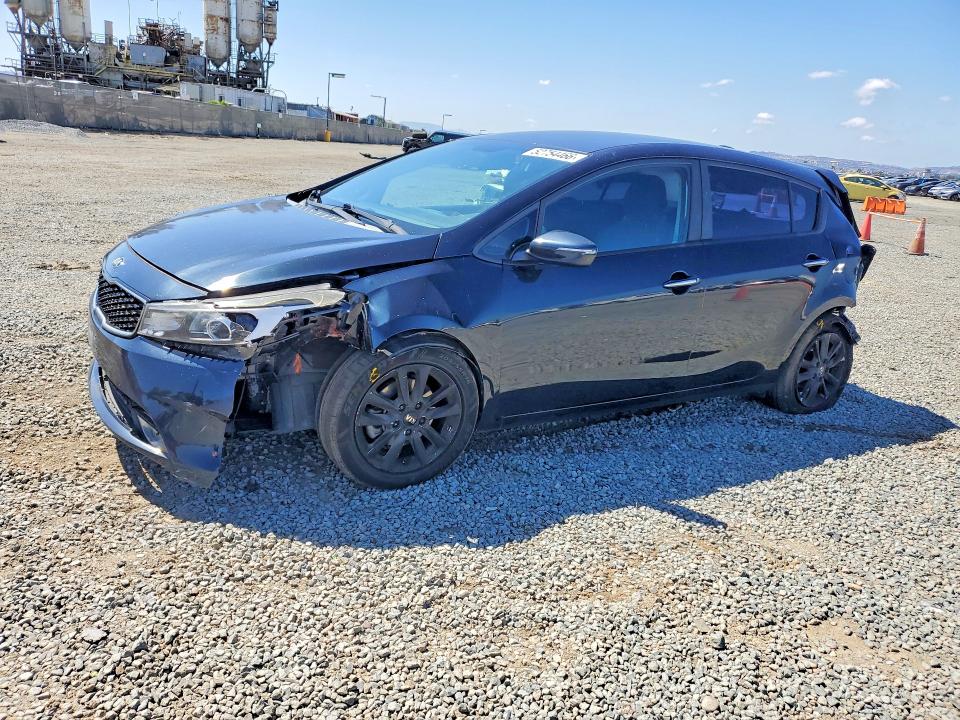 2017 Kia VIN KNAFK5A85H5706754 COPART salvage auction — REAR END, Ca - Salvage Certificate, sold $850 on 2026-07-02 (photo 1)