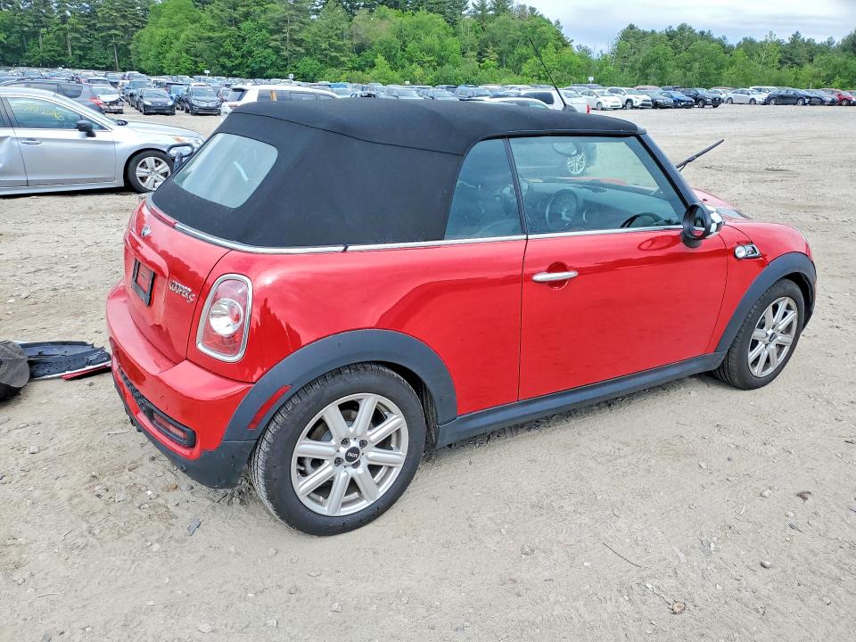 2013 Mini Cooper VIN WMWZP3C58DT550513 COPART salvage auction — FRONT END, Ma - Cert Of Title-Reconstrctd Coll, sold $650 on 2026-07-23 (photo 3)