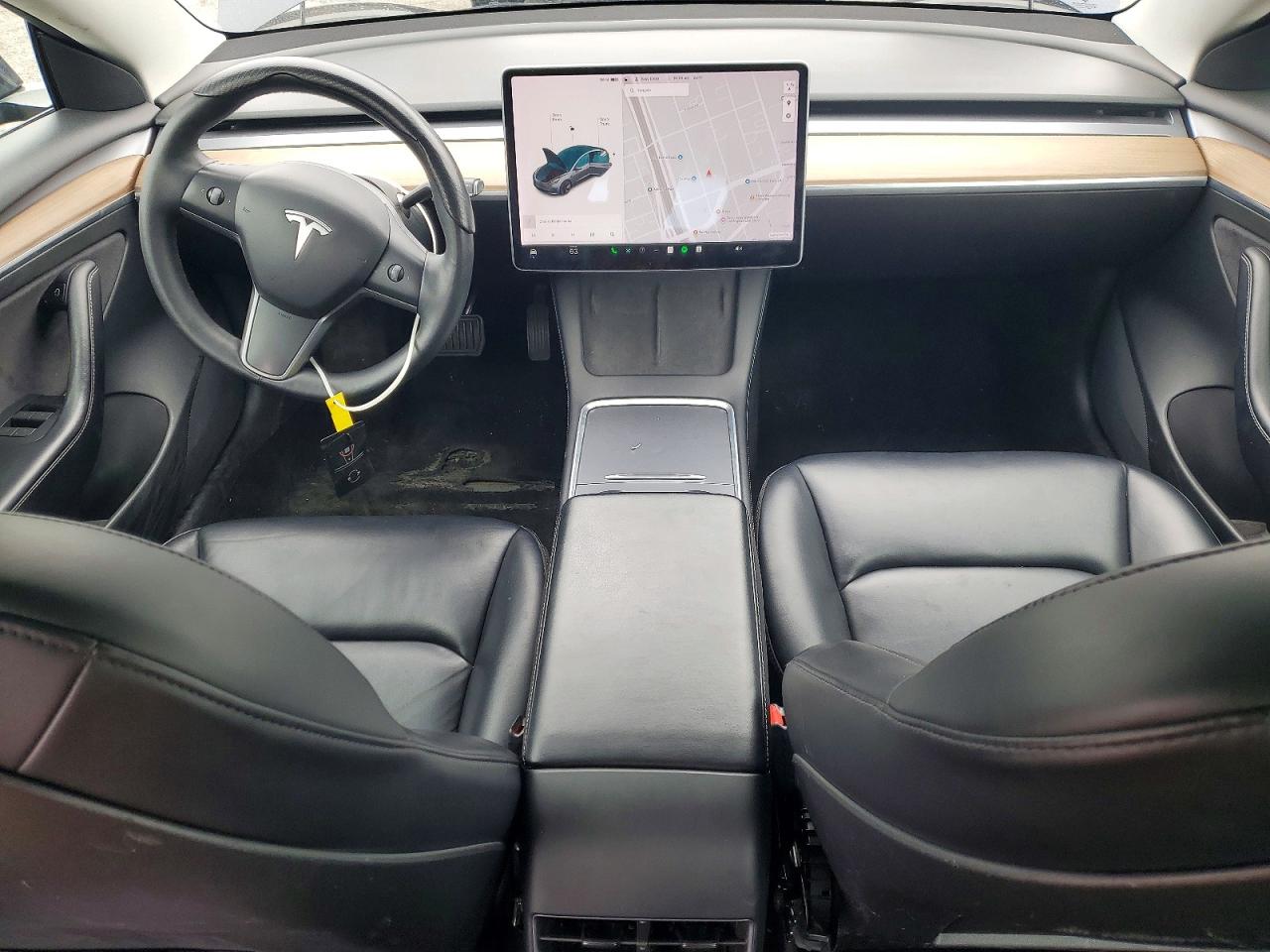2021 Tesla Model 3 VIN 5YJ3E1EA5MF100589 COPART salvage auction — Rear End, CA - SALVAGE CERTIFICATE, sold $8,500 on 2026-07-10 (photo 8)
