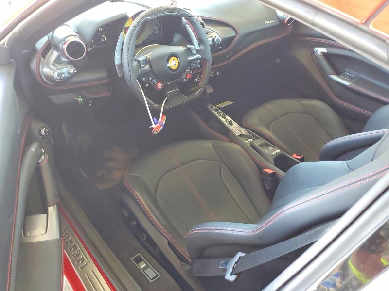 2021 Ferrari F8 spider VIN ZFF93LMA3M0267580 COPART salvage auction — MINOR DENT/SCRATCHES, Ca - Salvage Certificate, sold $277,000 on 2026-07-16 (photo 8)
