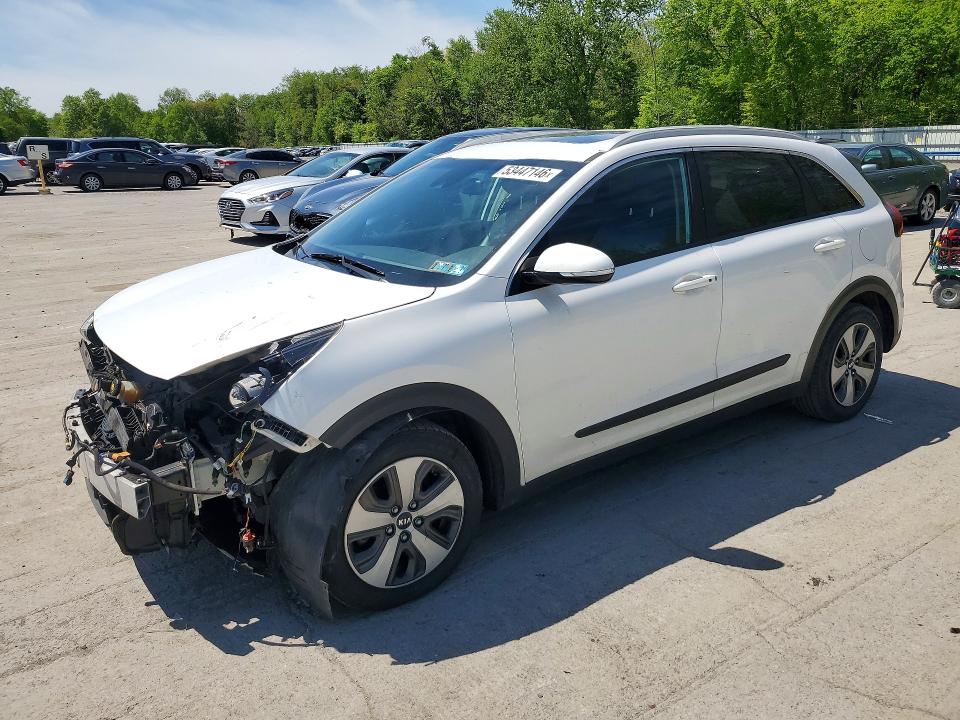 2017 Kia Niro VIN KNDCC3LC7H5051294 COPART salvage auction — FRONT END, Pa - Certificate Of Salvage, sold $225 on 2026-07-23 (photo 1)