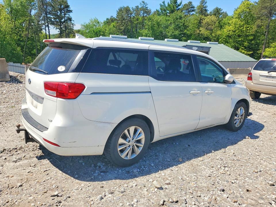 2017 Kia SEDONA VIN KNDMB5C10H6331070 COPART salvage auction — FRONT END, Ma - Cert Of Title-Slvg Repair Thft, sold $1,950 on 2026-07-29 (photo 3)