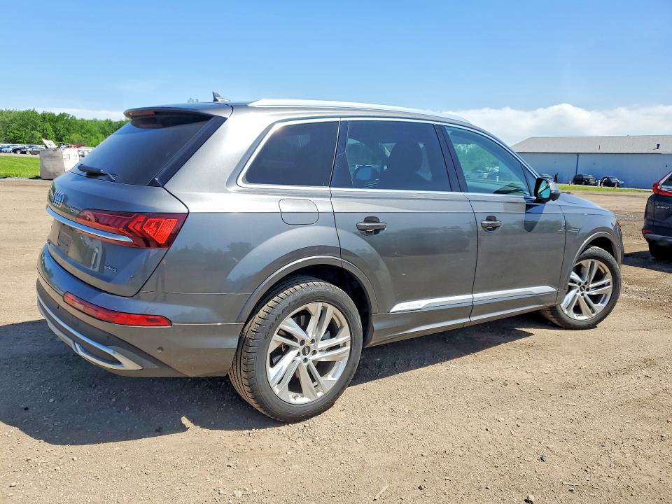 2022 Audi Q7 VIN WA1LXBF79ND021836 COPART salvage auction — HAIL, Oh - Cert Of Title-Salvage, sold $17,300 on 2026-07-13 (photo 3)