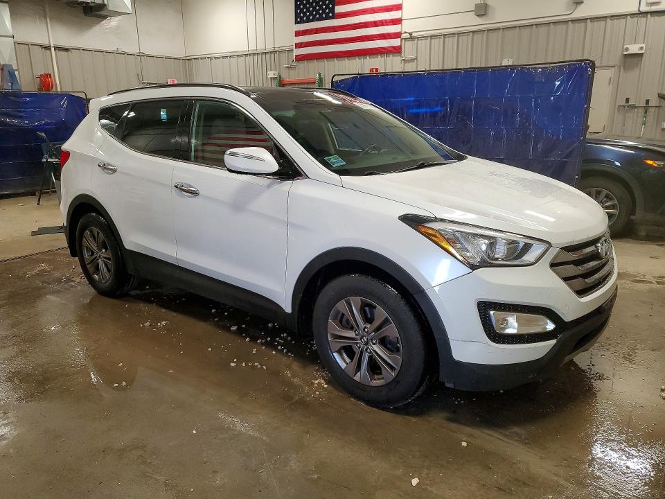 2014 Hyundai Santa fe VIN 5XYZUDLB5EG190332 COPART salvage auction — FRONT END, WY - CERTIFICATE OF TITLE, sold $2,100 on 2026-07-24 (photo 4)