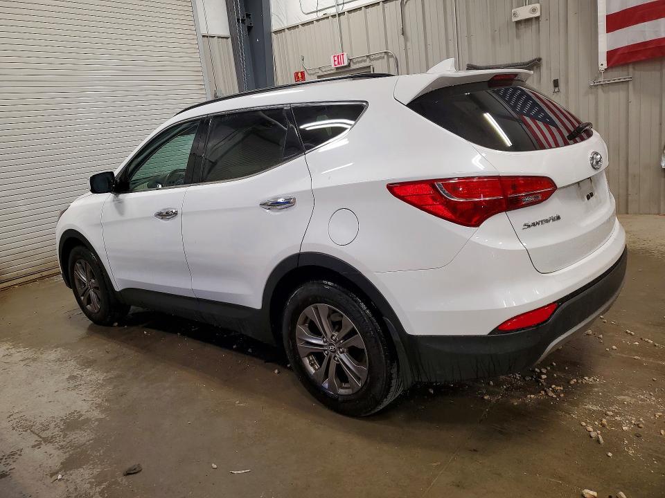 2014 Hyundai Santa fe VIN 5XYZUDLB5EG190332 COPART salvage auction — FRONT END, WY - CERTIFICATE OF TITLE, sold $2,100 on 2026-07-24 (photo 2)
