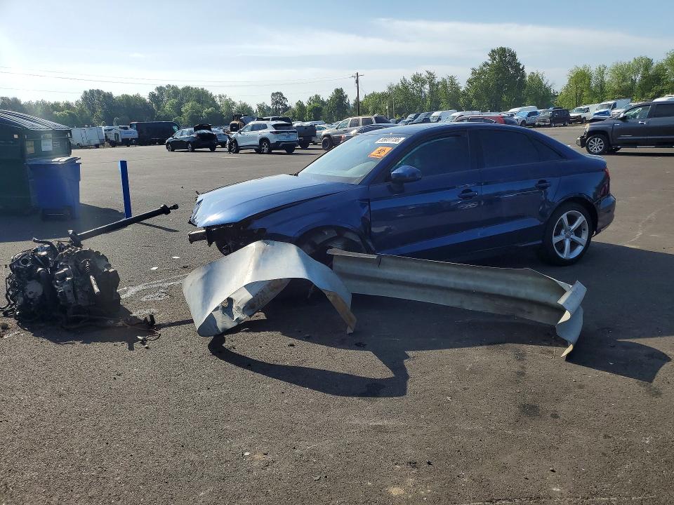 2015 Audi A3 VIN WAUBFHFFXF1067447 COPART salvage auction — FRONT END, Or - Salvage Title Certificate, sold $100 on 2026-07-27 (photo 1)