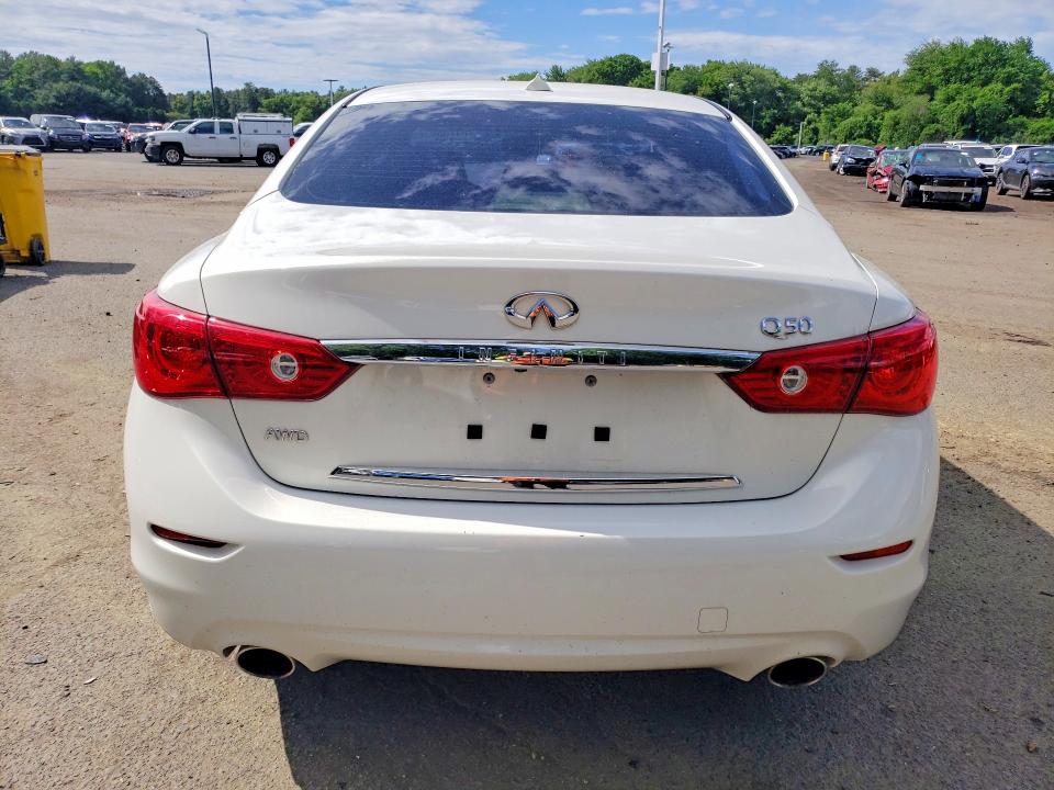 2015 Infiniti Q50 VIN JN1BV7AR1FM412108 COPART salvage auction — SIDE, Ct - Cert Of Title-Salvage, sold $3,750 on 2026-07-09 (photo 6)