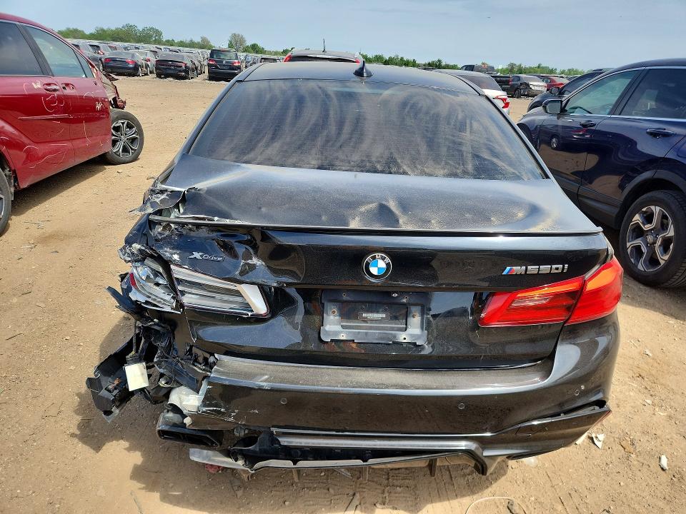 2018 BMW M5 VIN WBAJB9C58JB035446 COPART salvage auction — FRONT END, Il - Salvage Certificate, sold $9,100 on 2026-08-04 (photo 6)