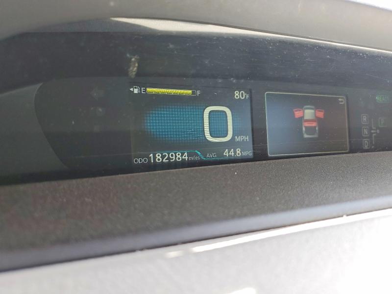 2017 Toyota Prius VIN JTDKARFU1H3034494 COPART salvage auction — REAR END, Il - Junking Cert Of A Vehicle, sold $3,750 on 2026-07-22 (photo 9)