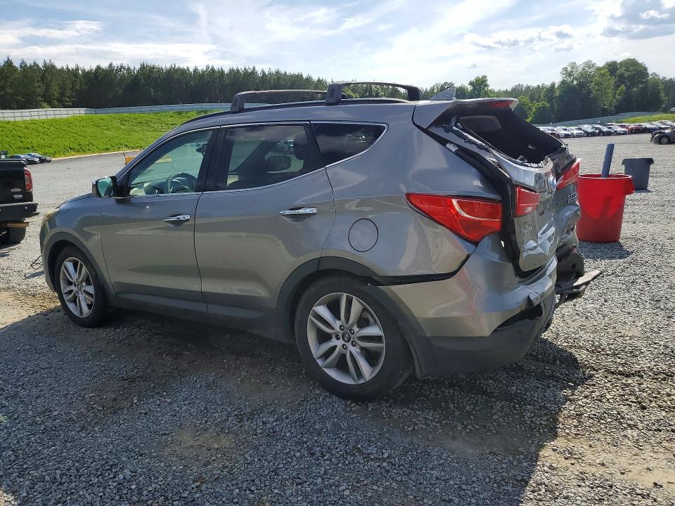 2015 Hyundai Santa fe VIN 5XYZW4LA5FG302288 COPART salvage auction — REAR END, Nc - Salvage Certificate Of Title, sold $2,250 on 2026-07-09 (photo 2)