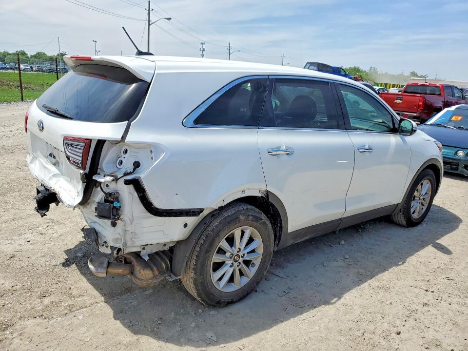 2019 Kia Sorento VIN 5XYPGDA5XKG448738 COPART salvage auction — REAR END, In - Cert Of Title-Salvage Title, sold $1,550 on 2026-07-10 (photo 3)