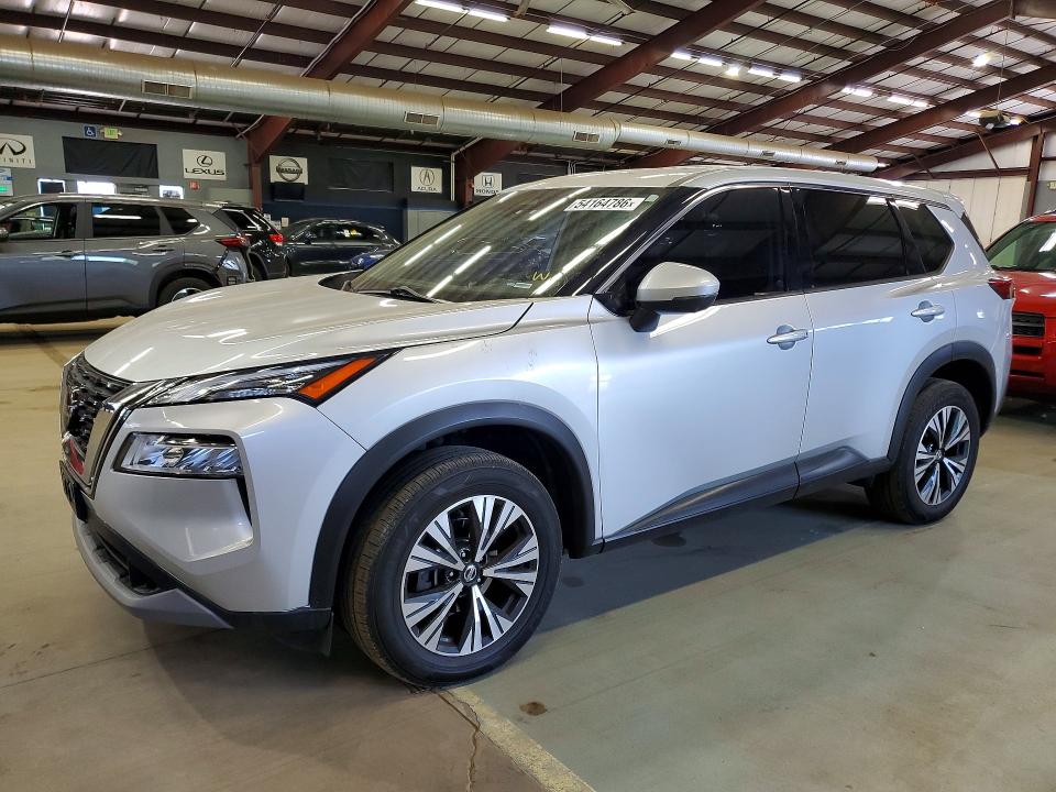 2021 Nissan Rogue VIN JN8AT3BB1MW213414 COPART salvage auction — SIDE, Ct - Cert Of Title-Salvage, sold $6,200 on 2026-07-09 (photo 1)