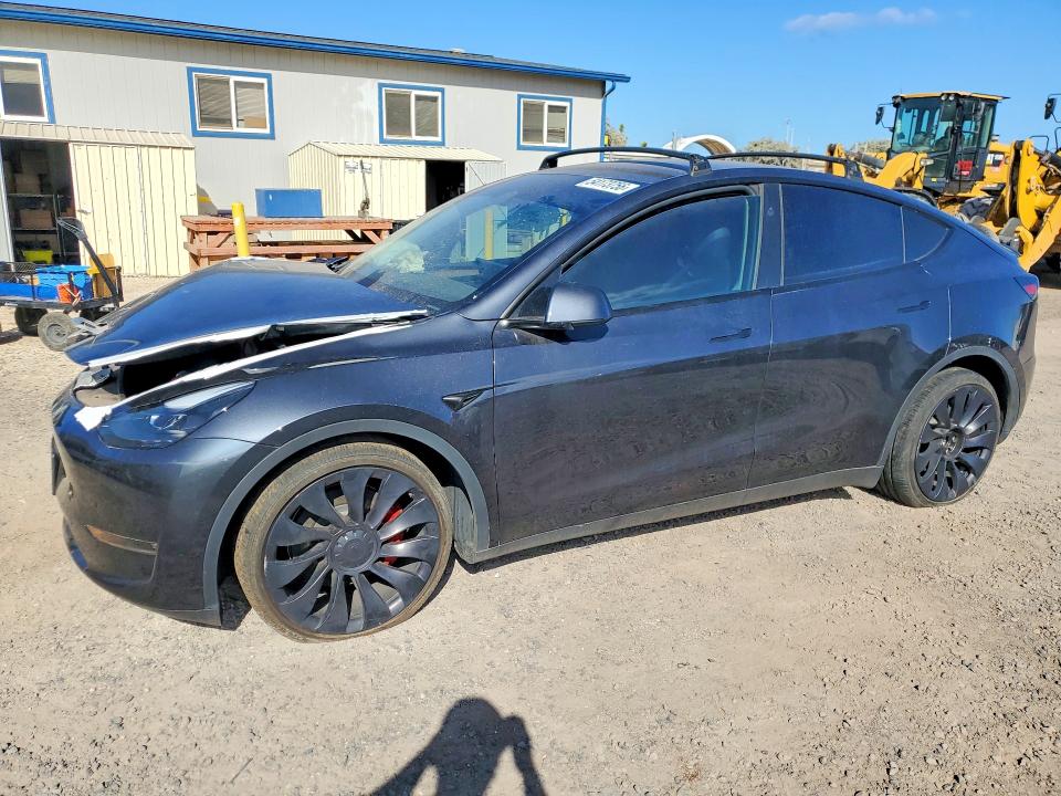 2024 Tesla Model y VIN 7SAYGDEF4RF086532 COPART salvage auction — FRONT END, Hi - Certificate Of Salvage, sold $1,850 on 2026-07-13 (photo 1)