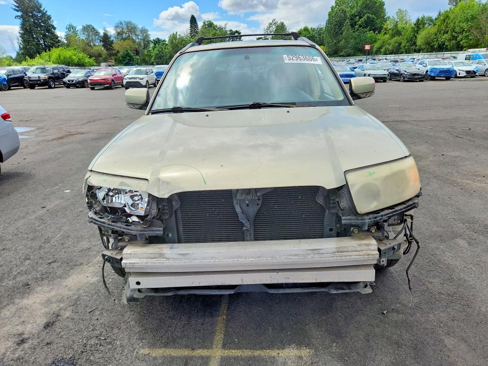2006 Subaru Forester VIN JF1SG65696H744278 COPART salvage auction — FRONT END, Or - Salvage Title Certificate, sold $450 on 2026-07-13 (photo 5)