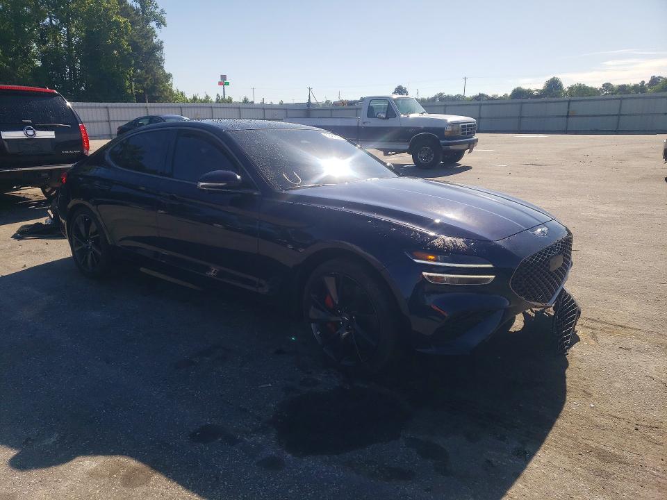 2023 Genesis VIN KMTG54TE3PU115145 COPART salvage auction — FRONT END, Nc - Salvage Certificate Of Title, sold $275 on 2026-07-28 (photo 4)